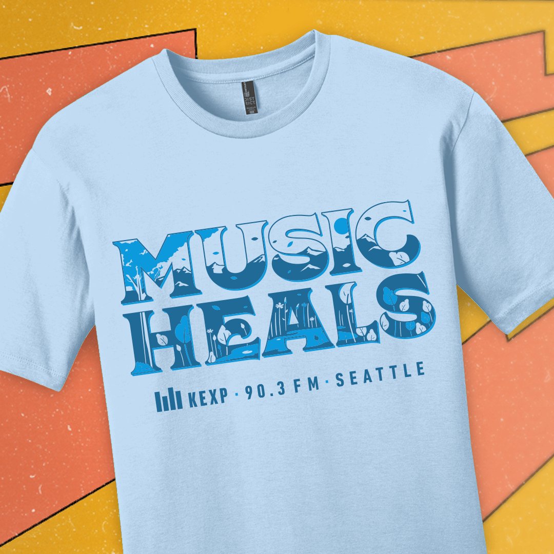 Music Heals tee design
