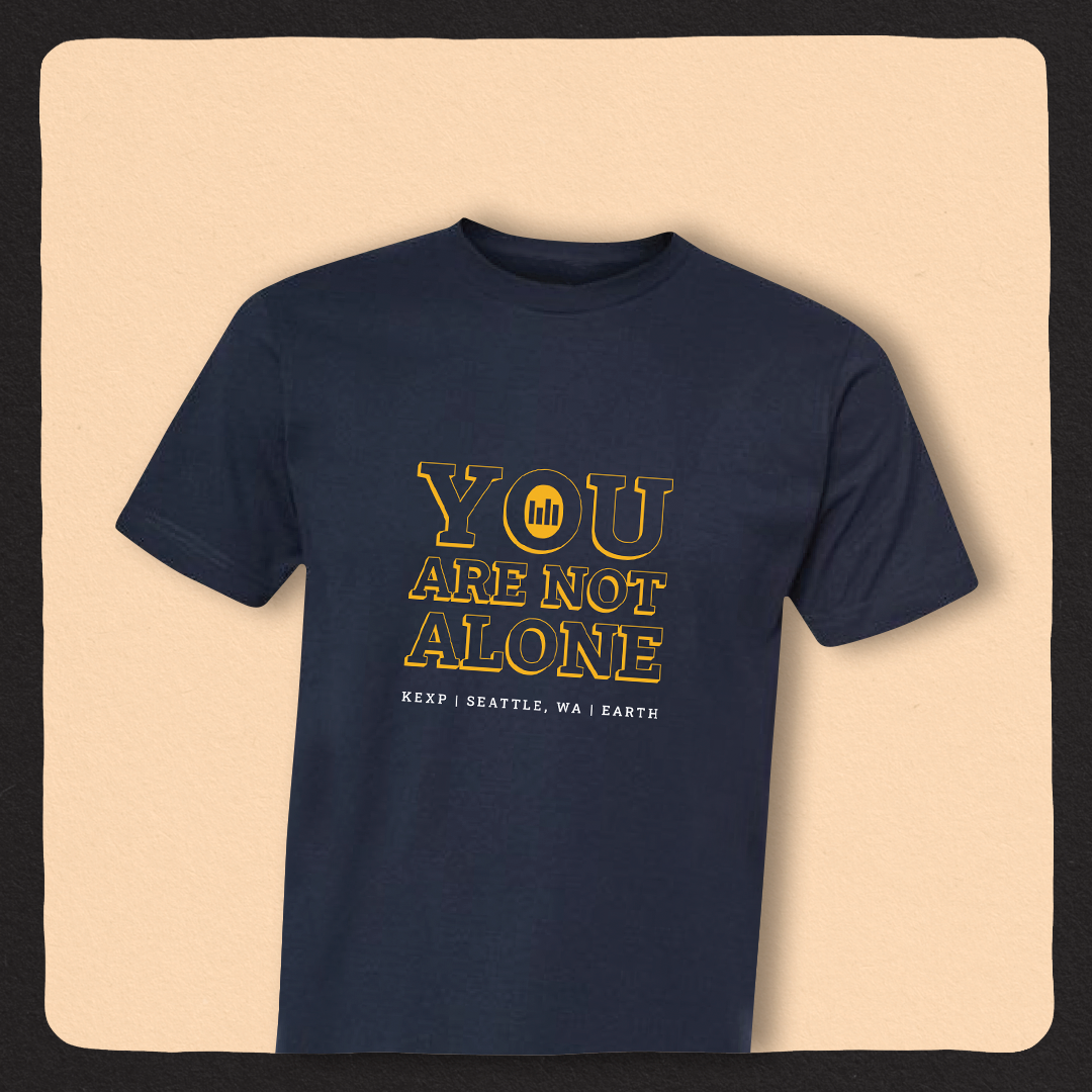 "You Are Not Alone" Navy Adult T-Shirt