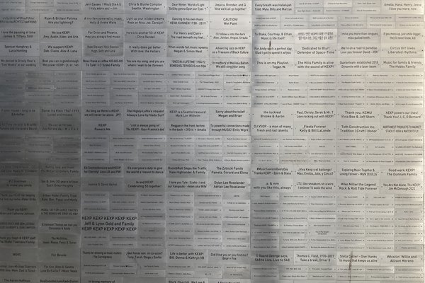 Donor Wall - Section 12