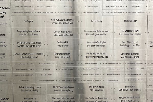 Donor Wall - Section 5