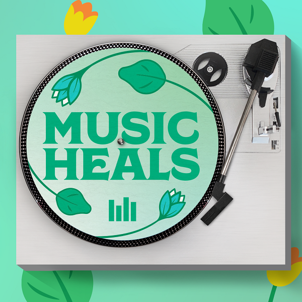 Music Heals Slipmat design