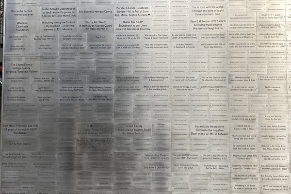 Donor Wall - Section 11